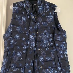 Gap Blue Flower Vest